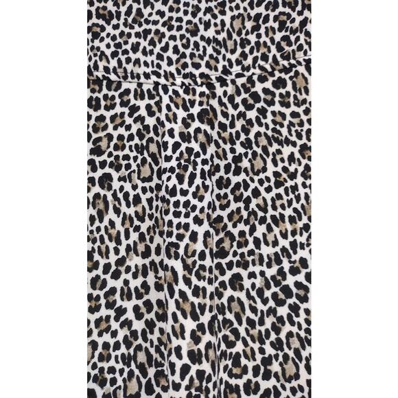 Chico's Animal Print Long Sleeve Pullover Top with Tied Bottom, Sz 0 (4) - Picture 4 of 7